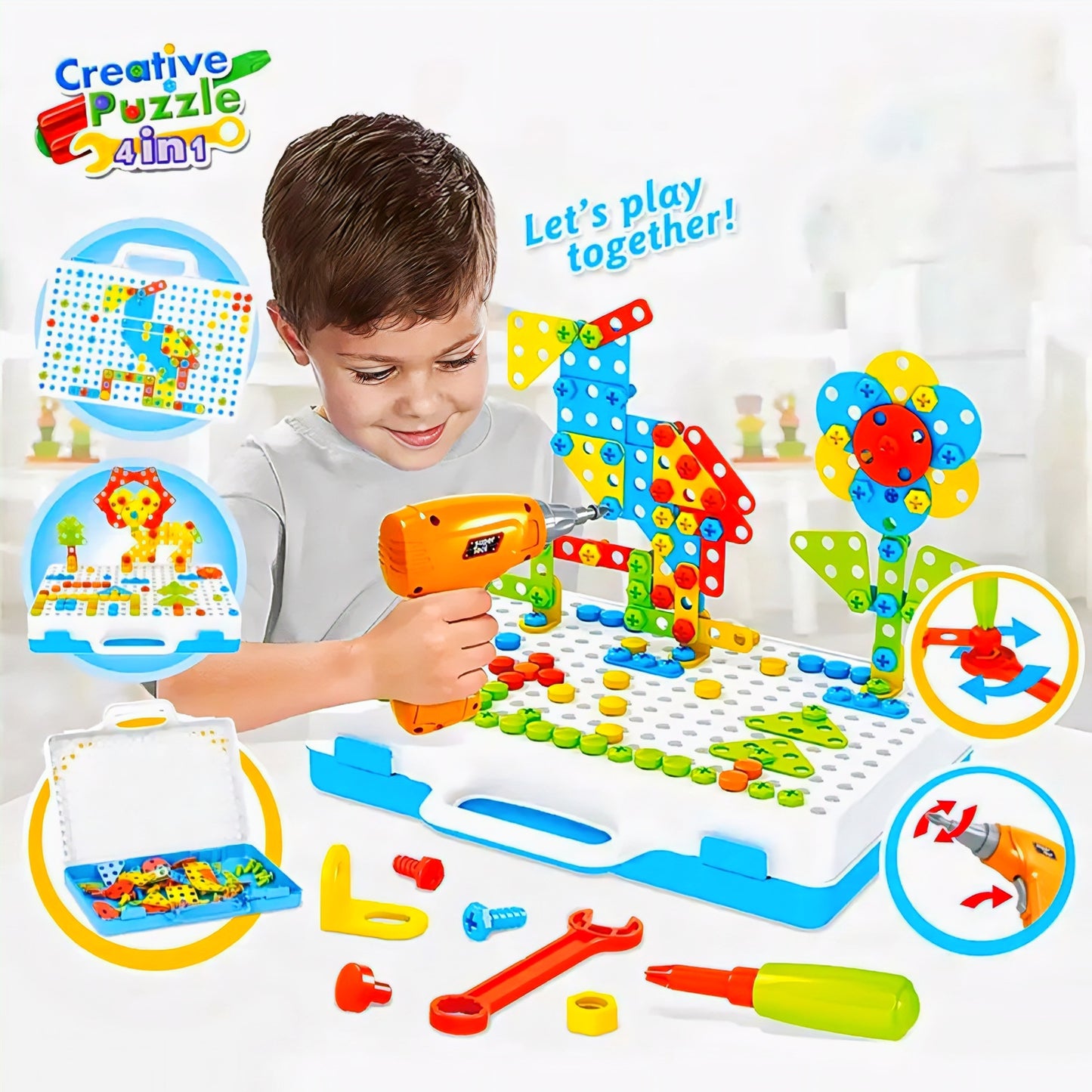 Creative 3D Drill Puzzle Box For Kids
