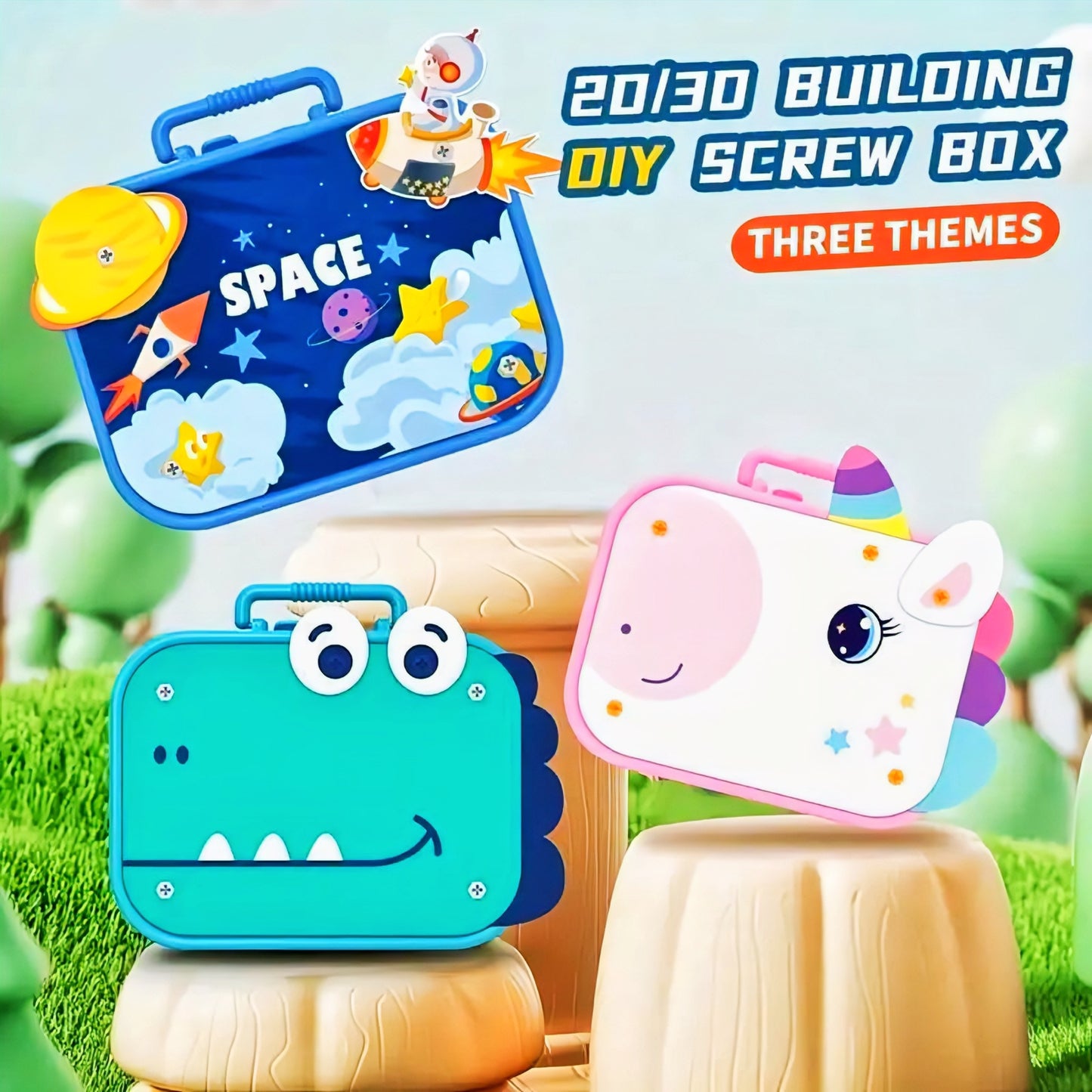 Creative 3D Drill Puzzle Box For Kids