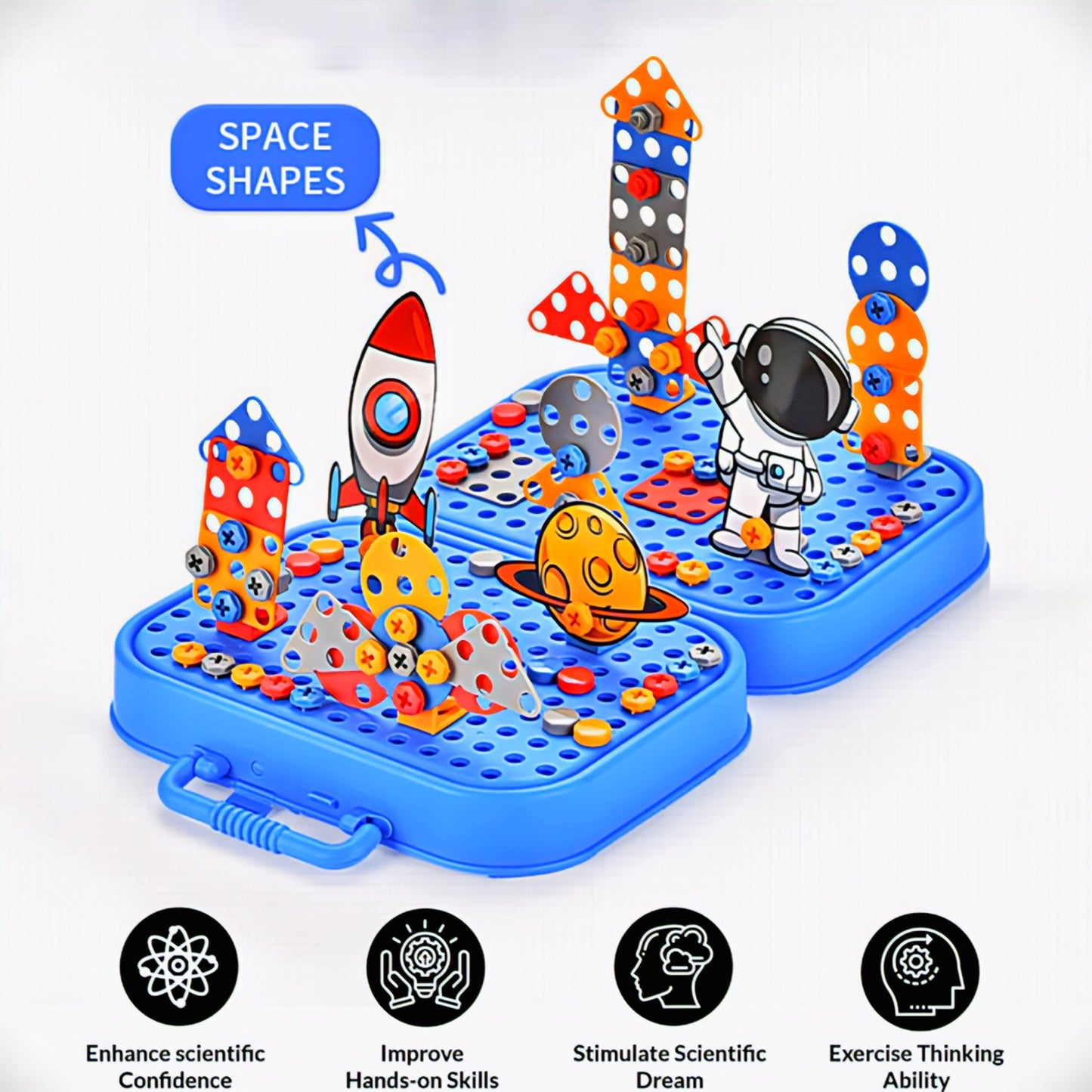 Creative 3D Drill Puzzle Box For Kids
