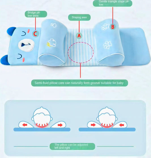 SnugNest™ Baby Head Shaping Pillow
