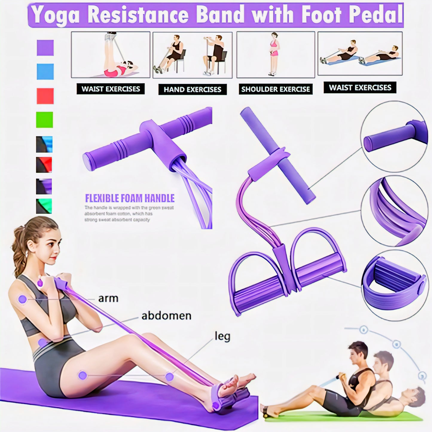 Yoga Pedal Puller Pro – Total Body Resistance Trainer